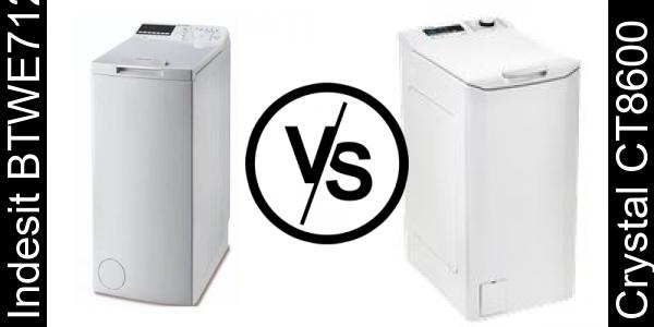 השווה בין Indesit BTWE71253P‏ לבין Crystal CT8600