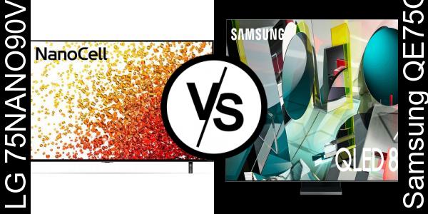 השווה בין LG 75NANO90VPA לבין Samsung QE75Q950T