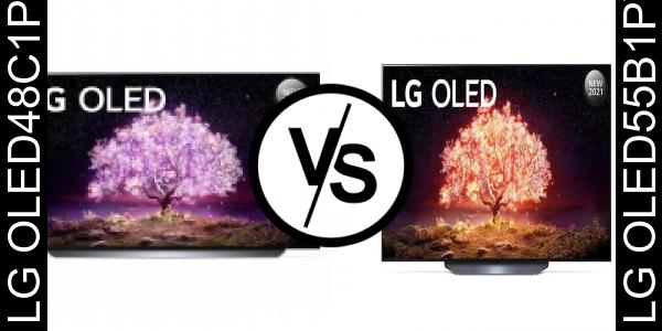 השווה בין LG OLED48C1PVB לבין LG OLED55B1PVA - פרייס ביי