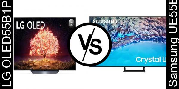 השווה בין LG OLED55B1PVA לבין Samsung UE55BU8500