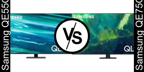 השווה בין Samsung QE55Q80A לבין Samsung QE75Q70A