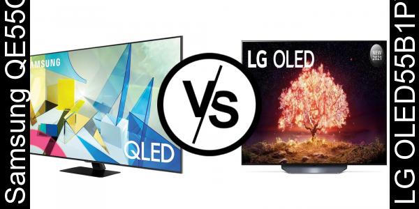 השווה בין Samsung QE55Q80T לבין LG OLED55B1PVA - פרייס ביי