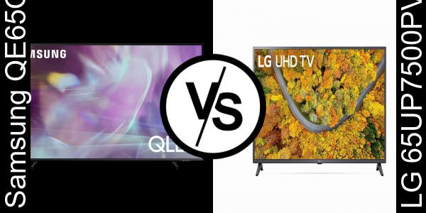השווה בין Samsung QE65Q60A לבין LG 65UP7500PVG