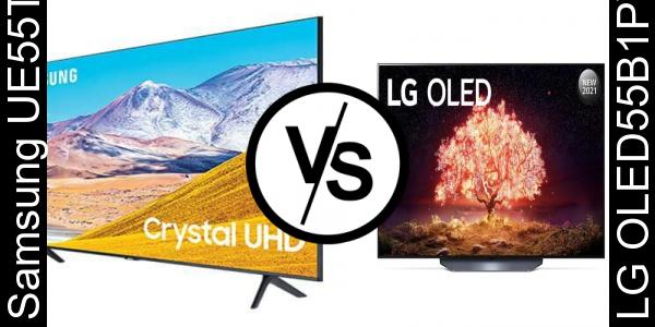 השווה בין Samsung UE55TU8000 לבין LG OLED55B1PVA - פרייס ביי