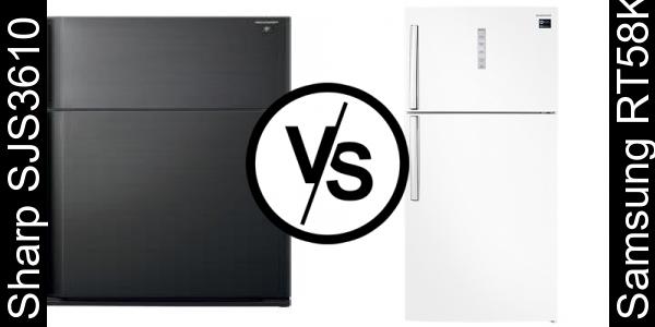 השווה בין Sharp SJS3610 לבין Samsung RT58K7040WW